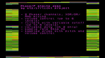 PhaserF Beeper Engine Demo (ZX Spectrum)