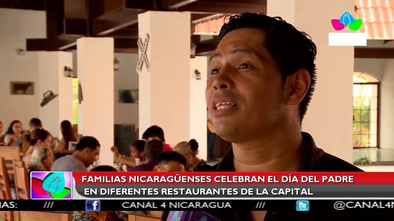 Multinoticias | Familias nicaragüense celebran el día del padre en restaurantes de la capital nicaragua national costume