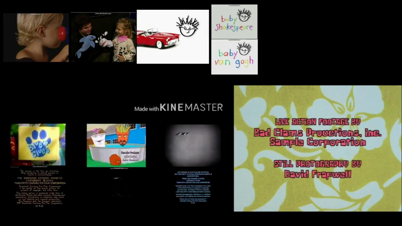 ATHF, BE, BC, Family Guy, Hogan, KOTH, Robot Chicken, Simpsons and Spongebob credits remix