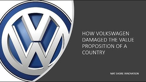 How Volkswagen damaged the Value Proposition of a Country