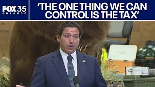 Gov. DeSantis speaks on Second Amendment sales tax holiday