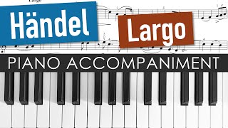 Händel Largo | Piano Accompaniment | Violin Sheet Music | Different Tempi