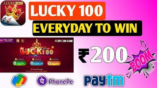 NEW EARNING APP TODAY | LUCKY 100 | LUCKY 100 APP | LICKY 100 APP SE PAISE KAISE KAMAYE screenshot 5