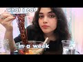 Vlog what i eat in a week              