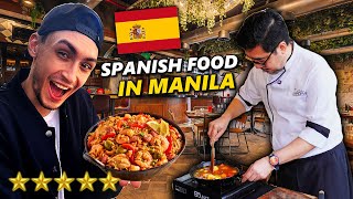 Filipino Chef SHOCKS ME with Authentic Spanish Dishes in Manila! 🇵🇭