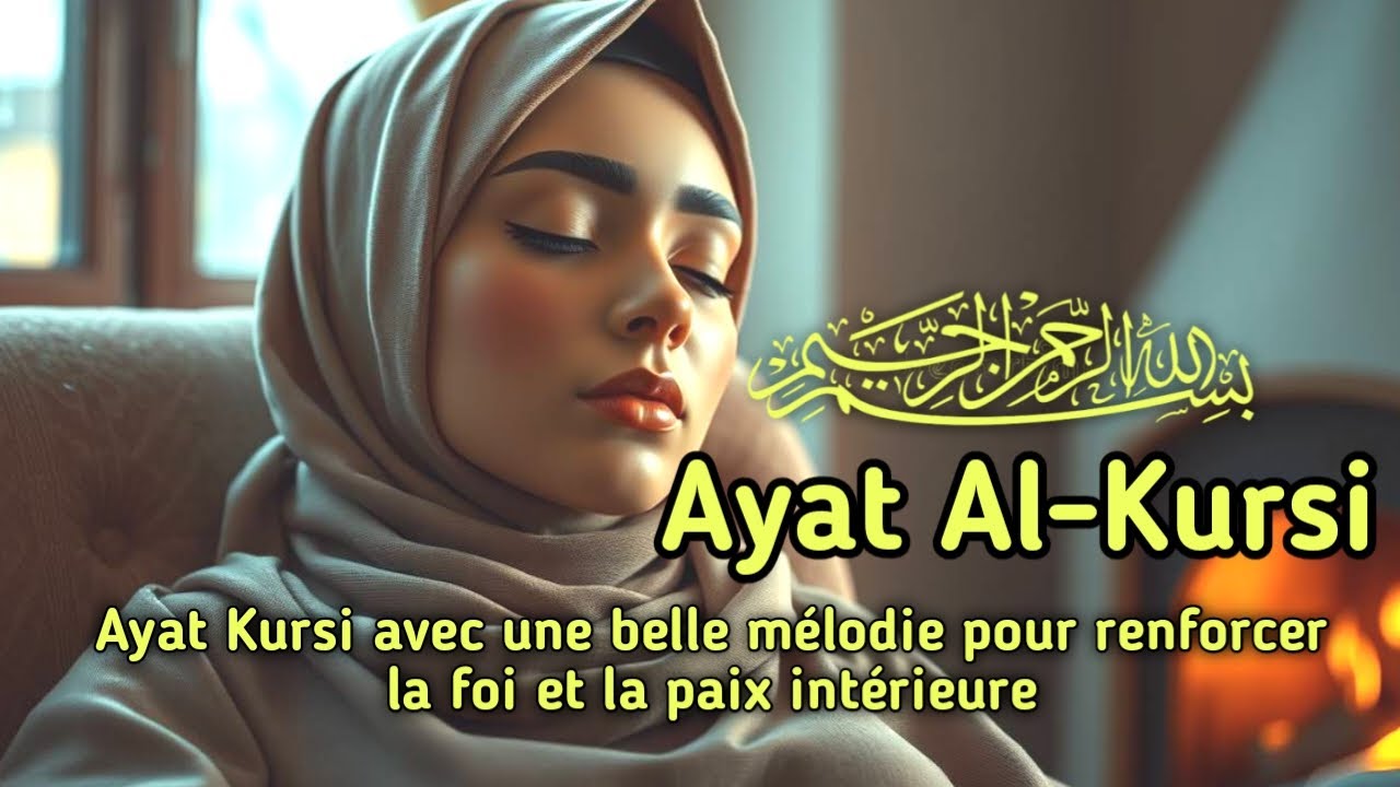 Ayat Kursi avec une belle mélodie pour renforcer la foi et la paix intérieure