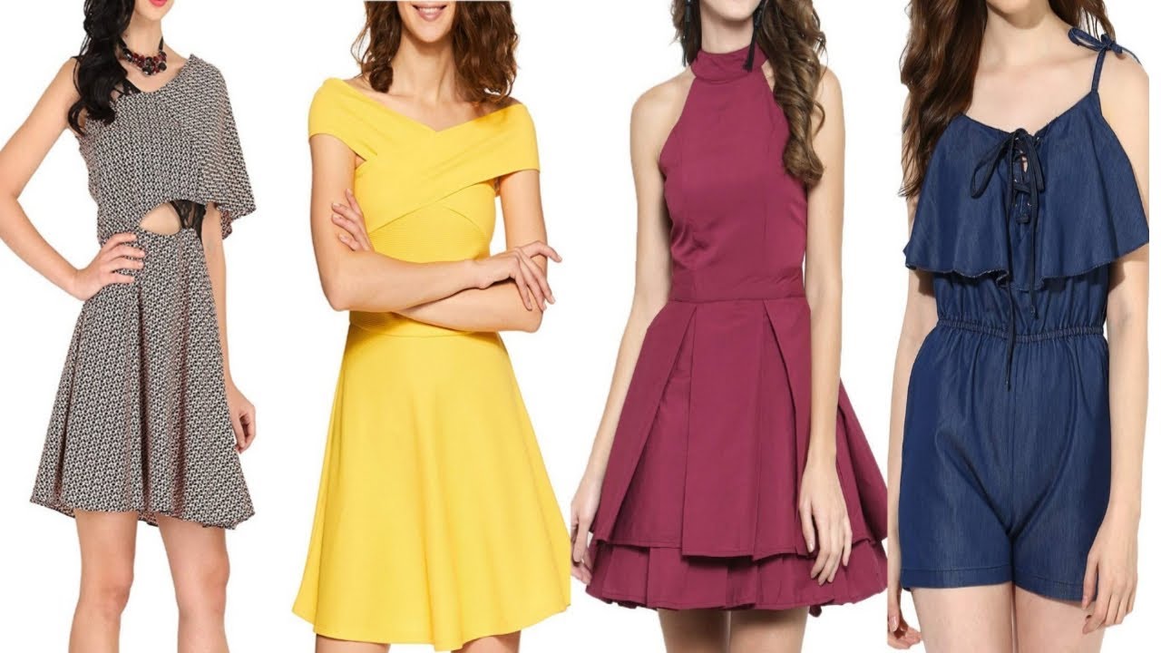 stylish short dresses for ladies
