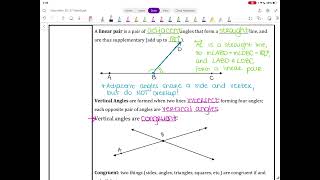 Information 4-1 Triangle Features Notes Video Guide