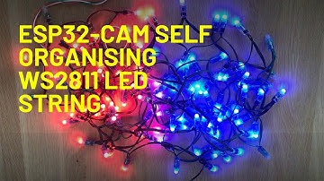 Magic LEDs: Self-Organizing with ESP32 CAM & Simple Image Processing!