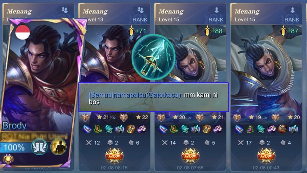 CARA GENDONG TIM PAKE BRODY! 10 MENIT 22 KILL - Mobile Legend