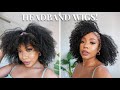 I Tried Another HEADBAND WIG + NO GLUE + FULL PROTECTIVE STYLE HerGivenHair Review | Faceovermatter