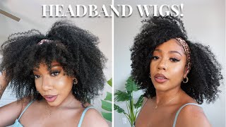 I Tried Another HEADBAND WIG + NO GLUE + FULL PROTECTIVE STYLE HerGivenHair Review | Faceovermatter