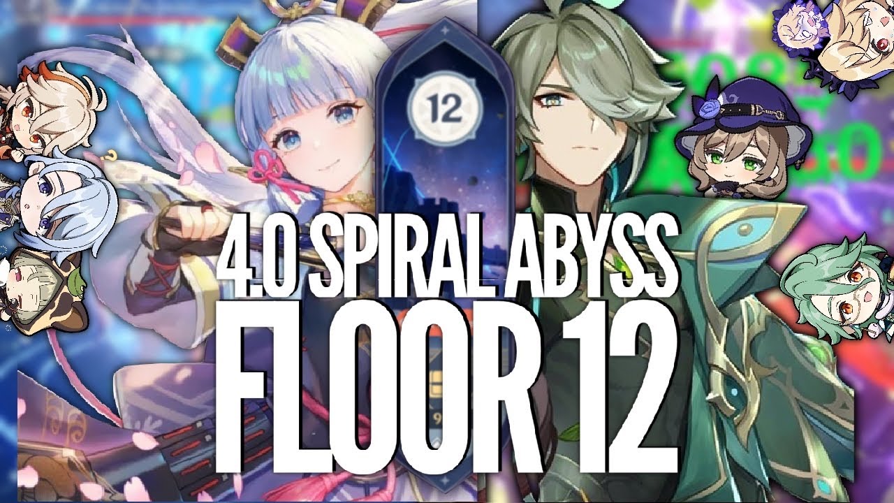 Kamisato Duo Ayaka Ayato Freeze & Spread Alhaitham Lisa - V4.0 Spiral Abyss Floor 12 Genshin Impact