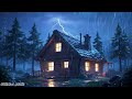 Rain Sounds For Sleep With Light Thunder – White Noise for Studying or Sleeping | Stillmist ASMR