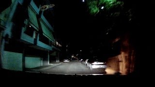 Patras' streets at night (Οι δρόμοι της Πάτρας τη νύχτα) - onboard camera