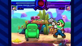 MUGEN: Super Better Luigi (me) vs. Patrick Star (Dave David)
Now its Patricks turn to be fought
Characters used:
Super Better Luigi by DS12
Patrick Star by Dave David MUGEN: Super Better Luigi (me) vs. Patrick Star (Dave David)