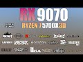 RX 9070 + Ryzen 7 5700X3D : Test in 20 Games - RX 9070 Gaming