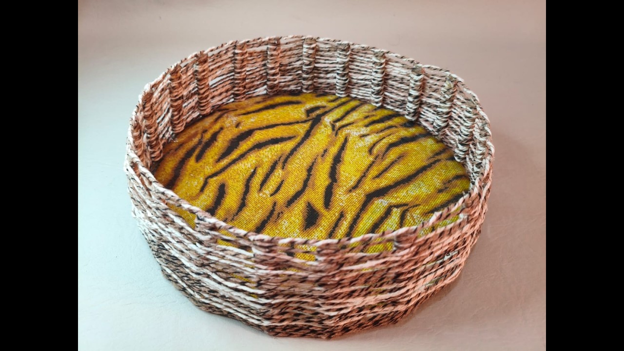 Cesta Fácil com Papelão e Cordão