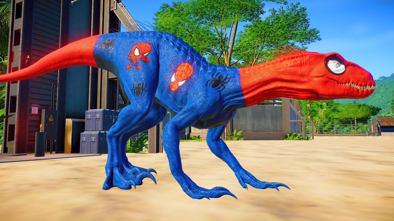 DINOSSAURO INDORAPTOR do HOMEM ARANHA | Jurassic World Evolution 4K 🦖 ...