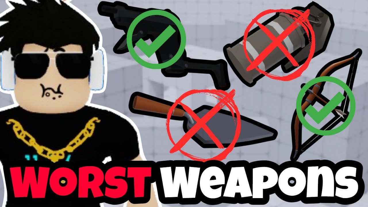 Skin Case Rivals Weapons i USED only BAD WEAPONS in RIVALS! (3 Skin Case Giveaway!) - YouTube