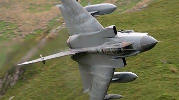 Mach loop "The glory days" - Tonka fest! - Tornado GR4s at low level from Cad West