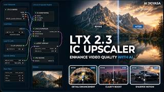LTX 2.3 Video Upscaling is INSANE — IC-LoRA Upscale Workflow in ComfyUI