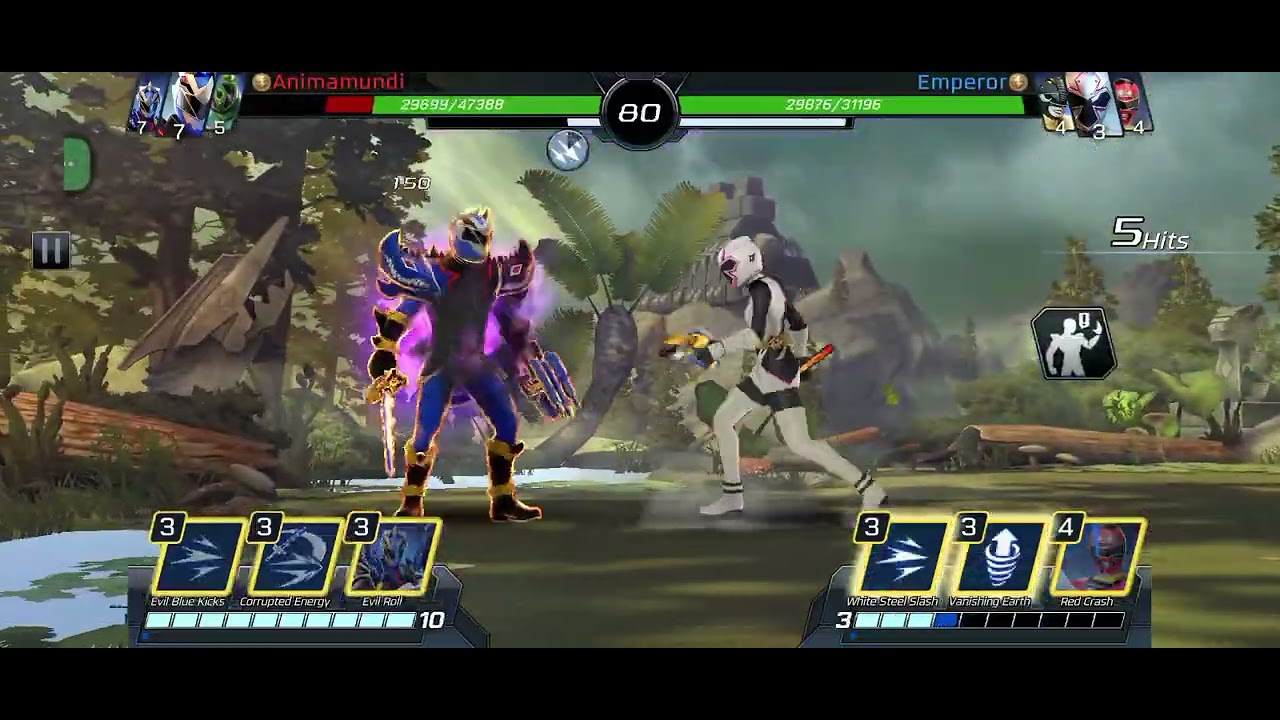 Hayley Foster VS Ollie | emerald Ruby ranked match | power rangers legacy war 