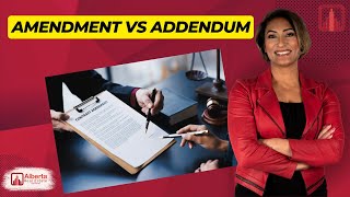 Amendment VS Addendum | Understanding The Significant Difference #realestateeducation #realestate