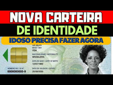 SAIU NOVA CARTEIRA DE IDENTIDADE! IDOSO É OBRIGADO A FAZER RG?