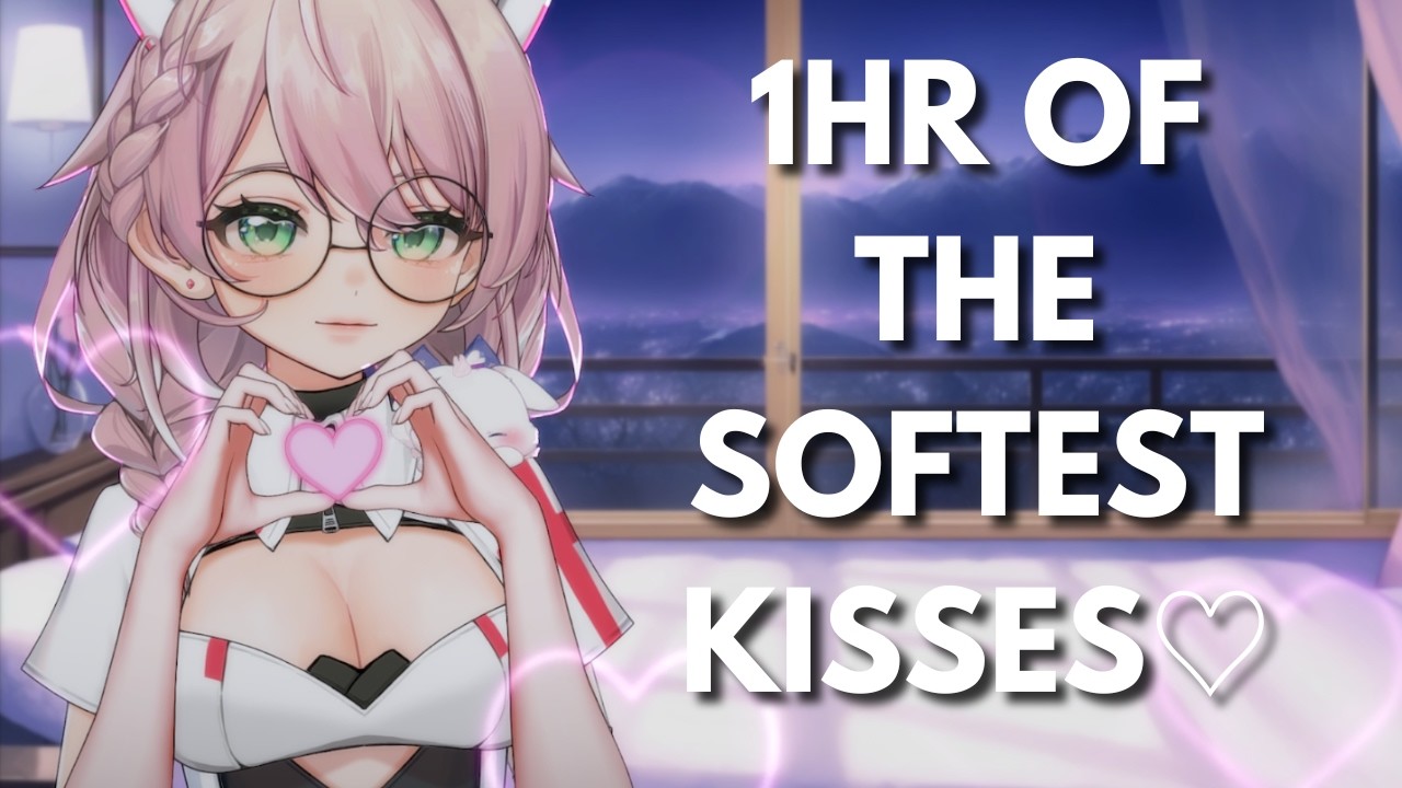 ASMR 1HR of the Softest Kisses ♡ (Binaural) (3DIO)