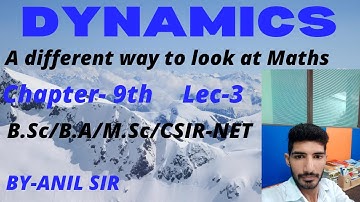 DYNAMICS Chapter - 9 CENTRAL ORBITS (lec-3)