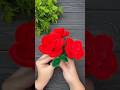 Chenille Stems Craft Ideas How to make Rose from Chenille Wire #shorts