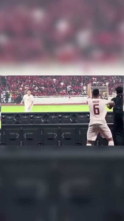Sandy wals jogetin aja bang #timnasindonesia #sandywals #joget #indonesia