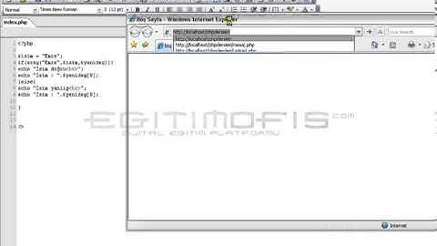 PHP  Ereg ve Eregi Komutları 1