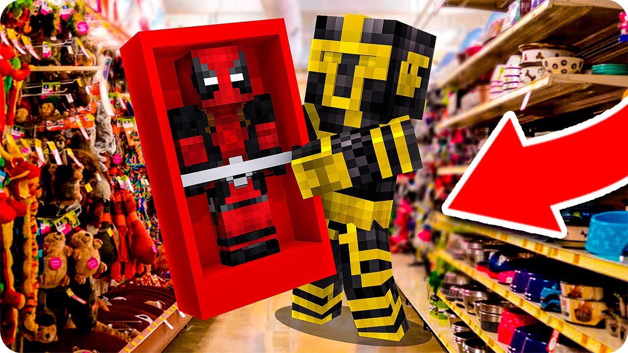 Minecraft Deadpool Figure COMPRAMOS EL MUÑECO DE DEADPOOL EN MINECRAFT 😱 - YouTube