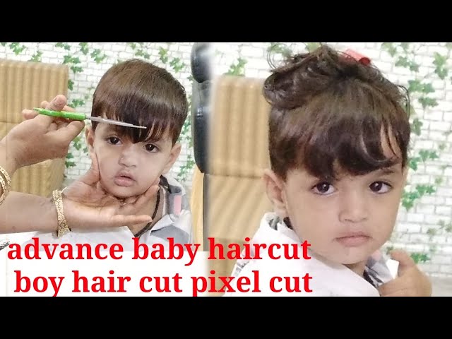 haircut girl || haircut baby || baby girl hair cutting - YouTube