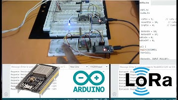 07) LoRa y ESP32 en Acción: Controla Luces (led) Inalámbricamente - Arduino