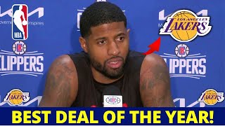 TRADE MAKES AN IMPACT IN THE NBA! LAKERS HIRE A NEW STAR! PAUL GEORGE IS CONFIRMED!  LAKERS NEWS!