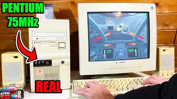 I Time Traveled to 1995 to Play DESCENT (Real Pentium 75MHz PC)
