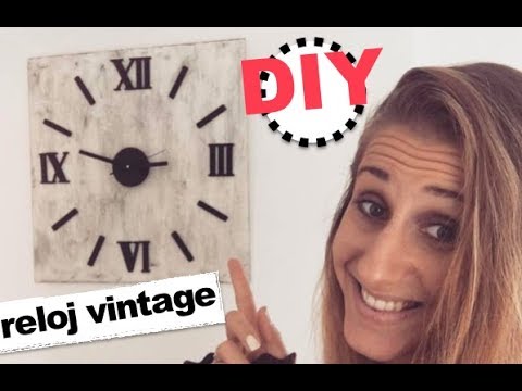 Cómo hacer un reloj de pared para cocinas vintage - cocinas con encanto