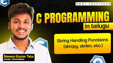 Day 17: String Handling Functions – strcpy, strlen, strcmp in C