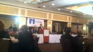 Suzio addresses Meriden Chamber of Commerce