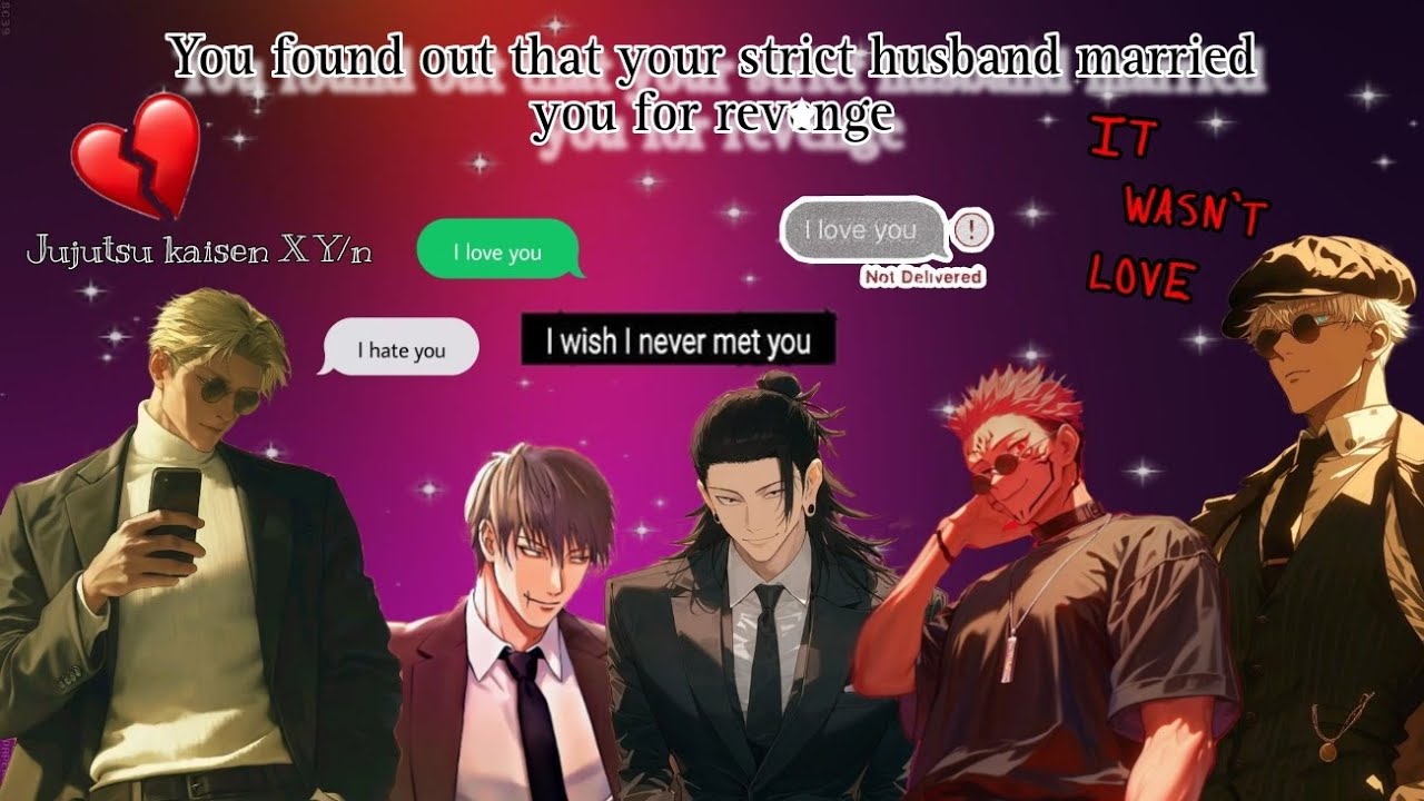 You found out that your strict husband married you for rev*nge