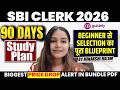 SBI Clerk 2026: 90 Days Selection Plan (Pre + Mains) | अब सीधे Selection की बारी | By Minakshi Ma'am