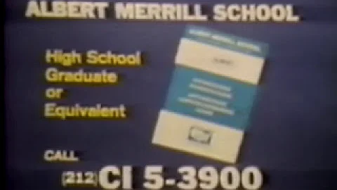 Albert Merrill School - 1978 NYC Commercial
