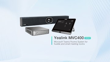 Yealink MVC400 Demo - Microsoft Teams Rooms System for Huddle and Small Rooms