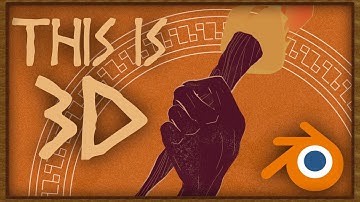 How I made This 2.5D LYRICS VIDEO In BLENDER