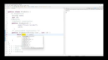 Java Essentials: Constructors, 