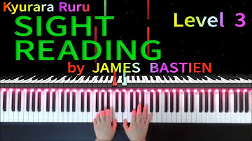【 SIGHT READING 】Level 3 #9　by JAMES BASTIEN　/　バスティンピアノライブラリー 初見の練習 レベル3　#9