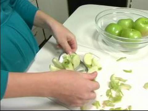 Caramel Glazed Apple Cake Recipe : Chop Apples for Apple Cake